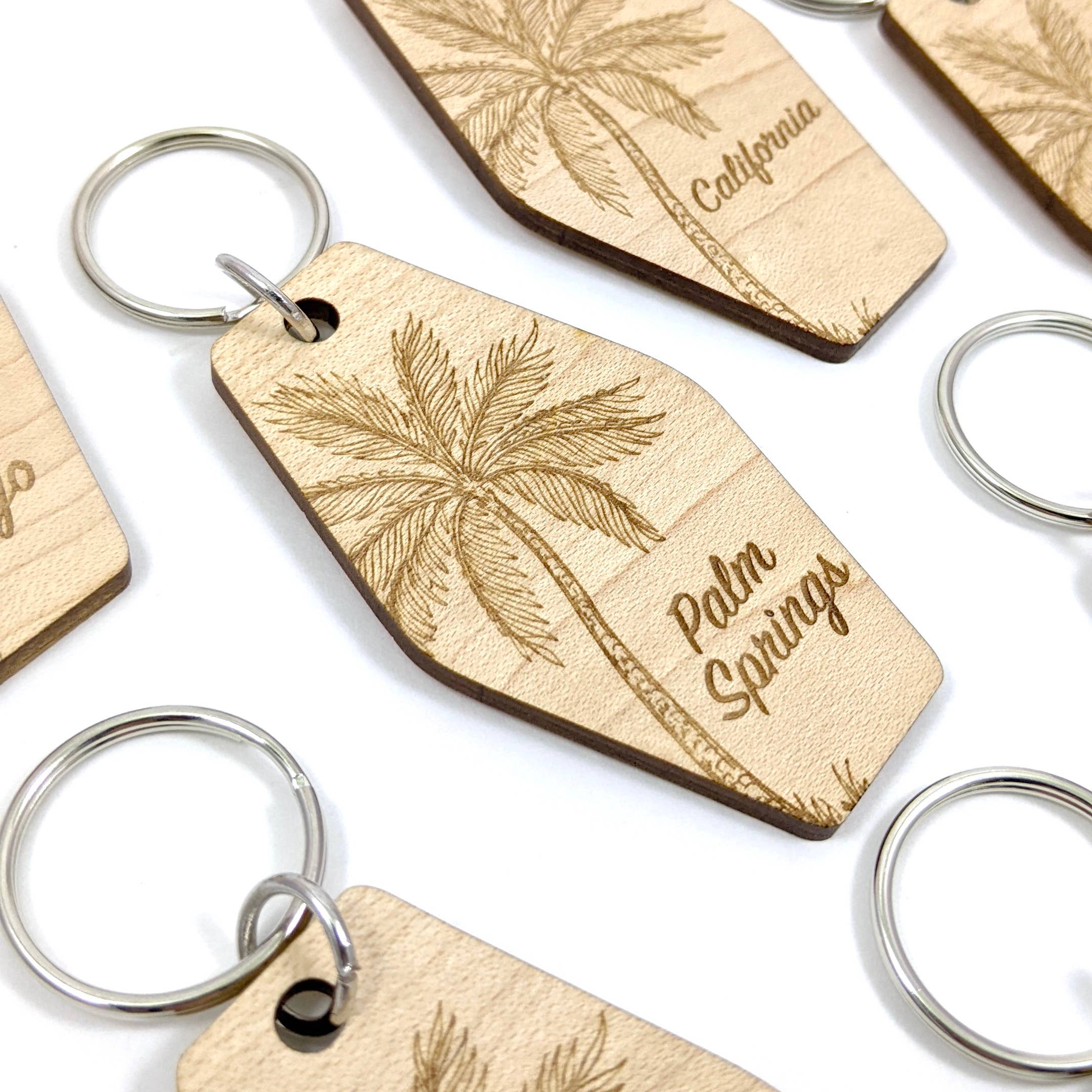 Custom Palm Tree Keychains