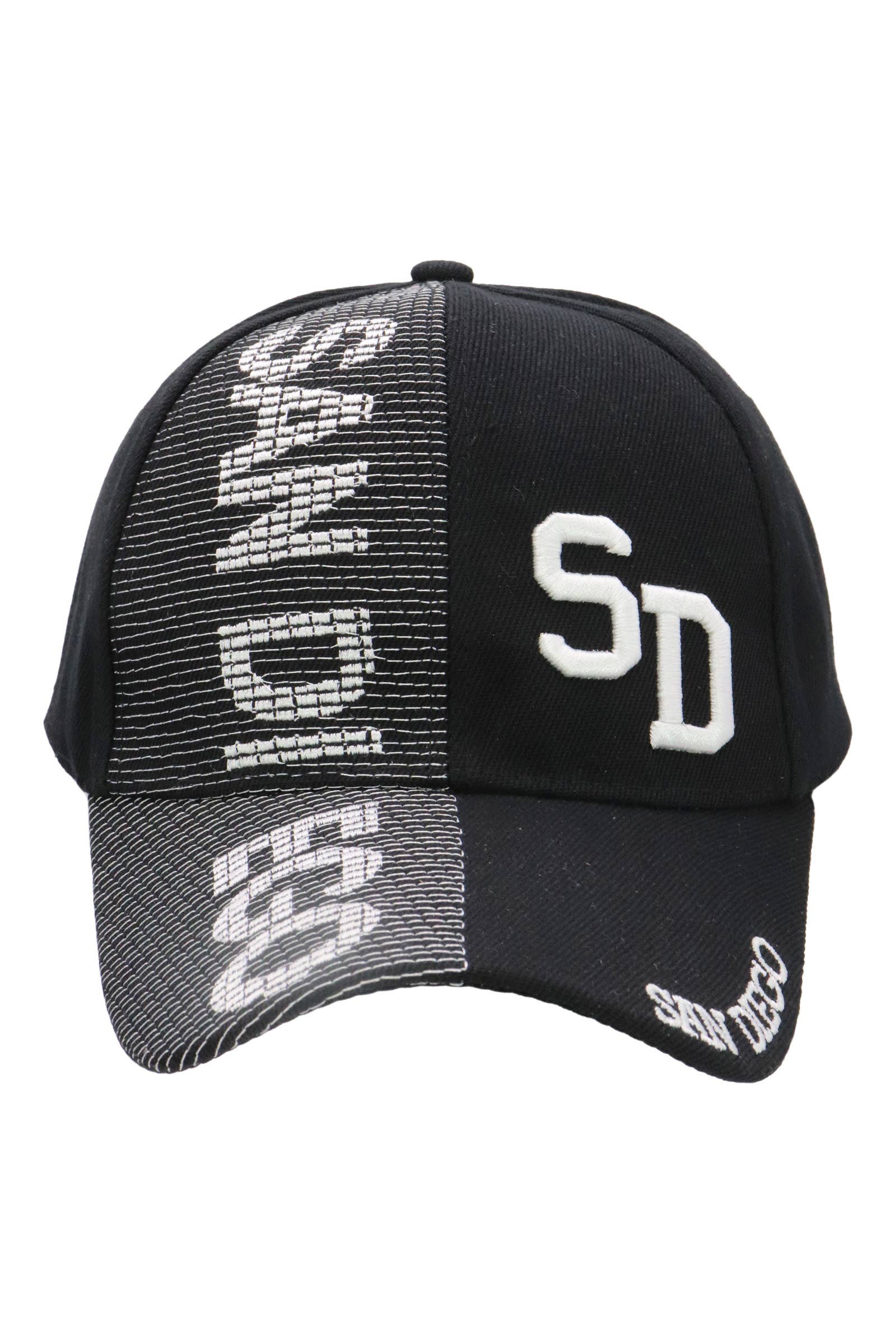 San Diego Sd Split Stitch Baseball Cap