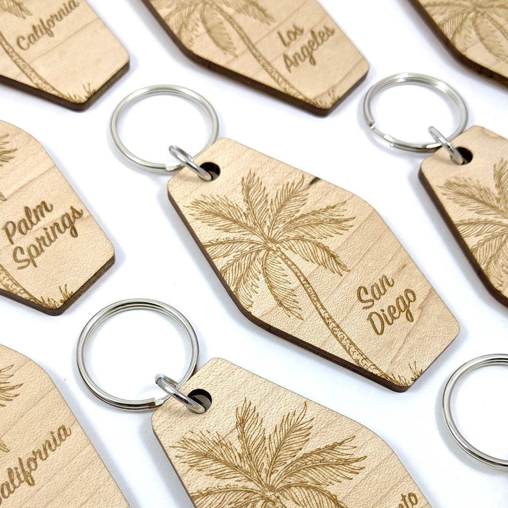 Custom Palm Tree Keychains