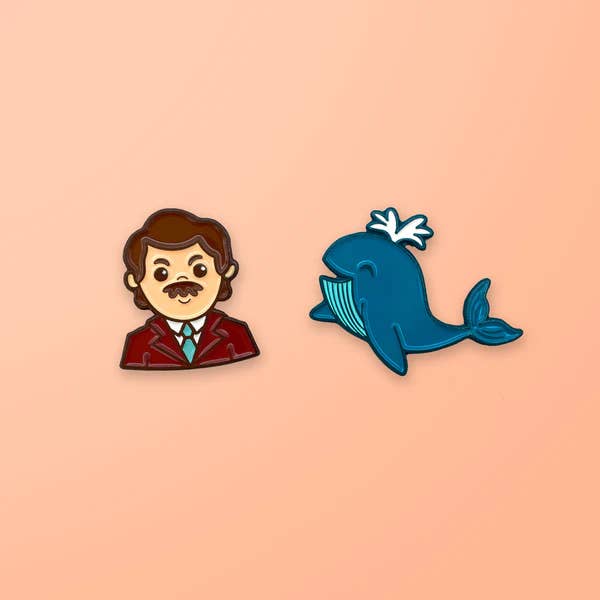 Anchorman, San Diego - Travel Enamel Pin Set