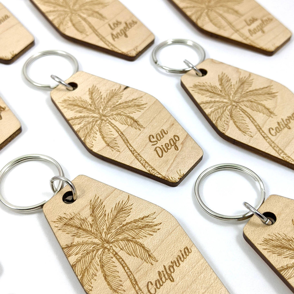 Custom Palm Tree Keychains