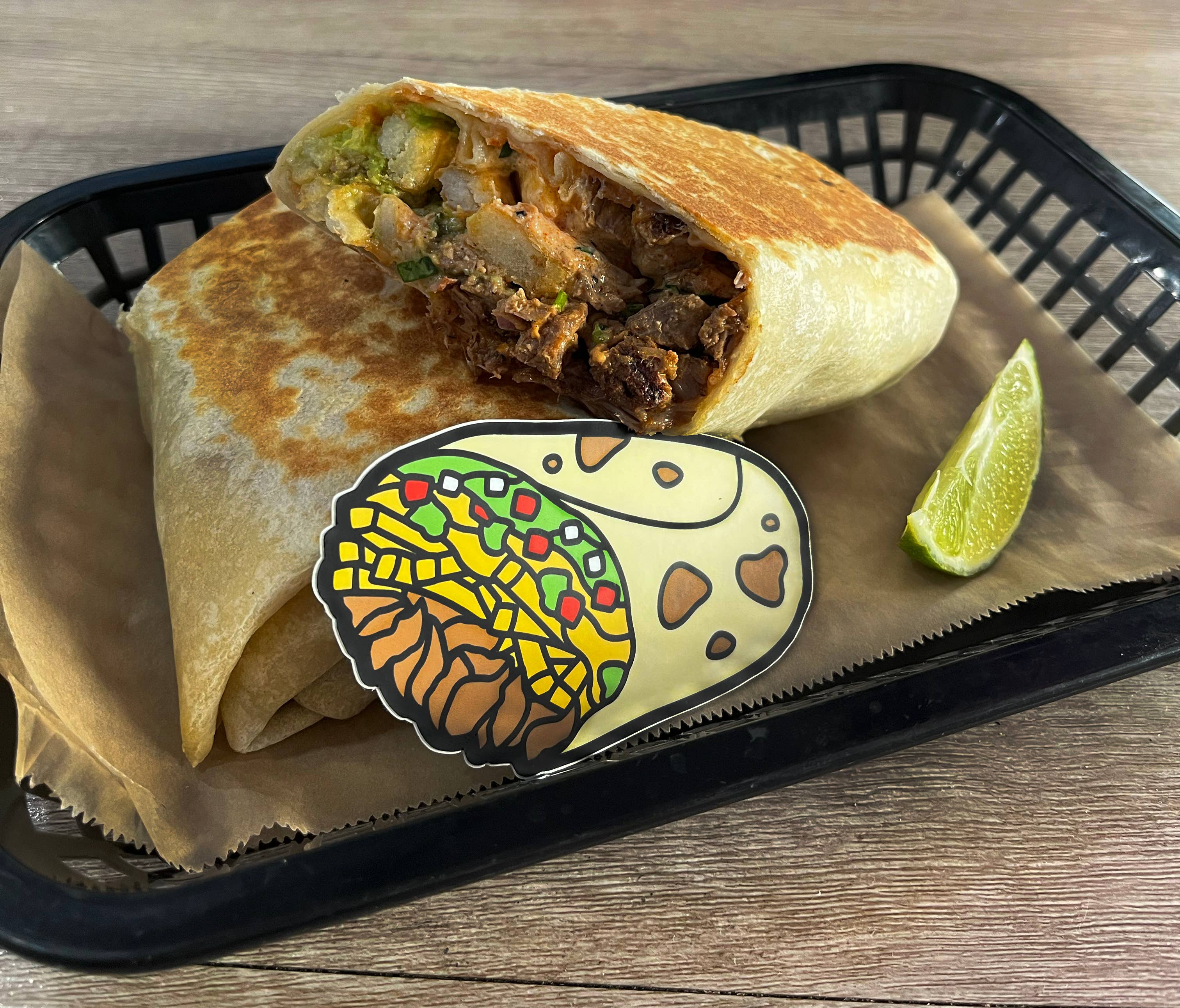 Cali Burrito Sticker