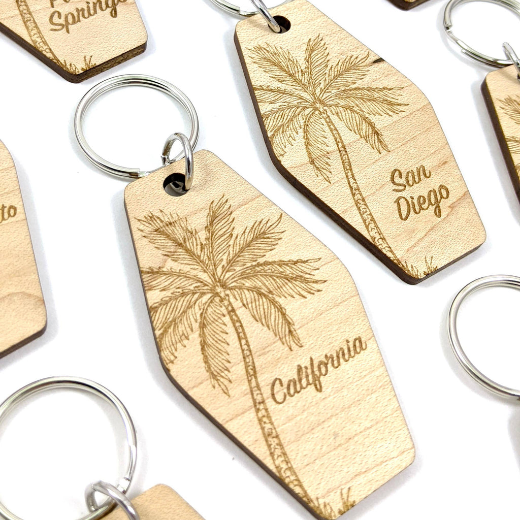 Custom Palm Tree Keychains
