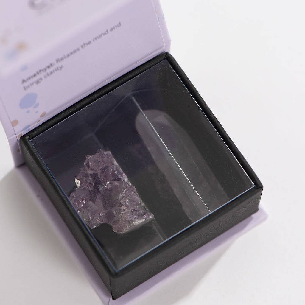 Calm Mini Crystal Pack Stocking Stuffer - Amethyst