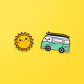 San Diego, California - Travel Enamel Pin Set