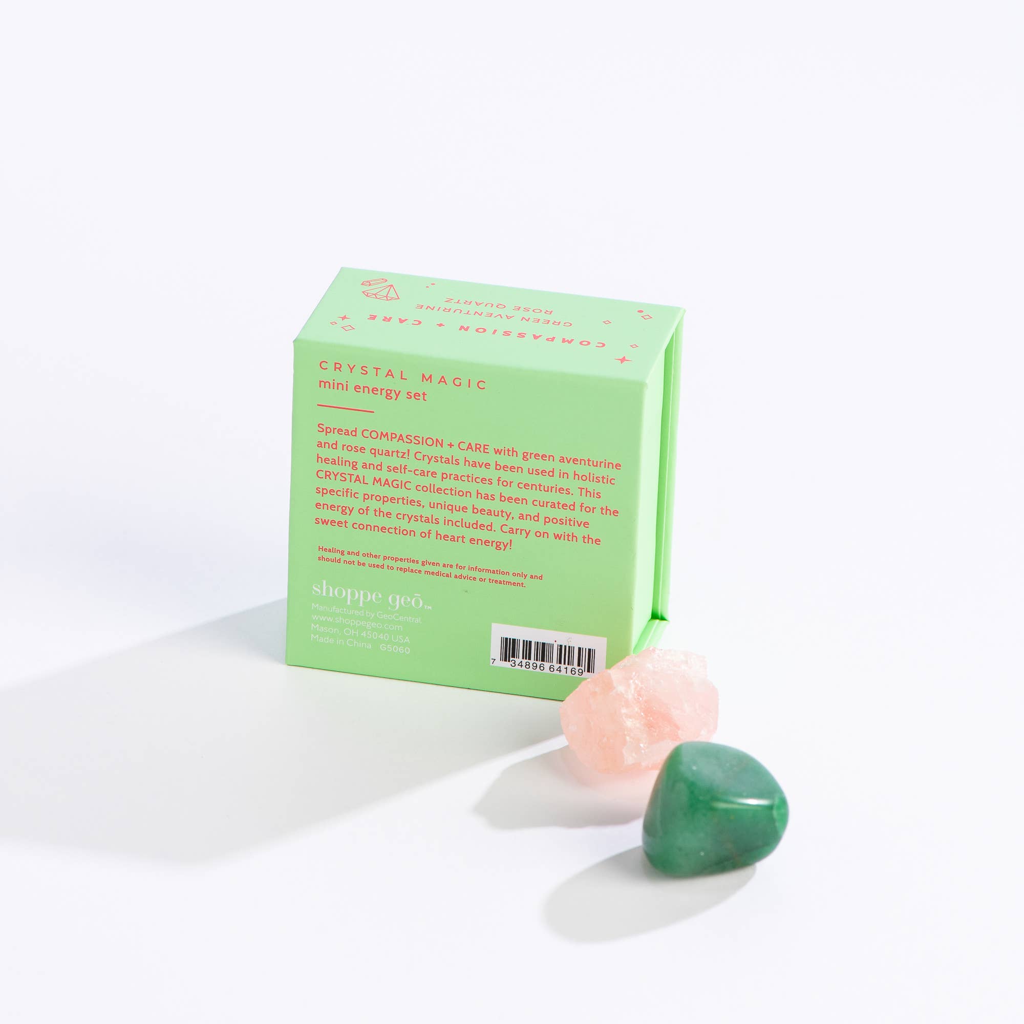Compassion + Care Mini Crystal Stocking Stuffer - Aventurine