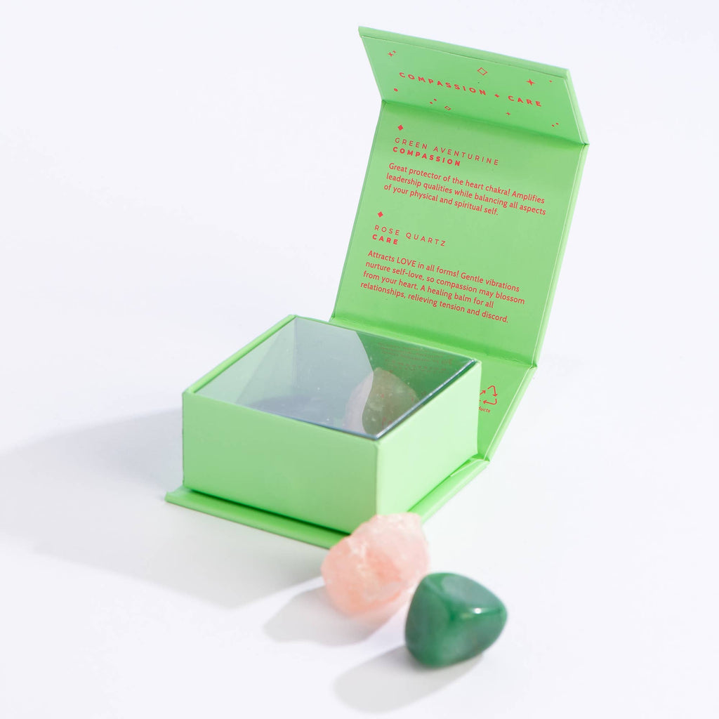 Compassion + Care Mini Crystal Stocking Stuffer - Aventurine