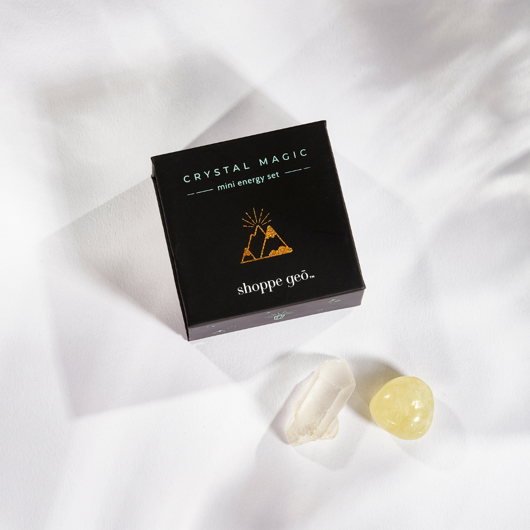 Abundance + Strength Mini Crystal Stocking Stuffer - Citrine