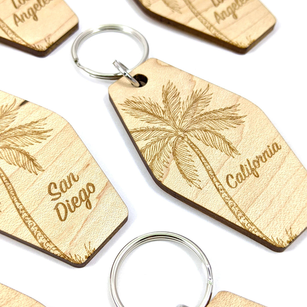 Custom Palm Tree Keychains