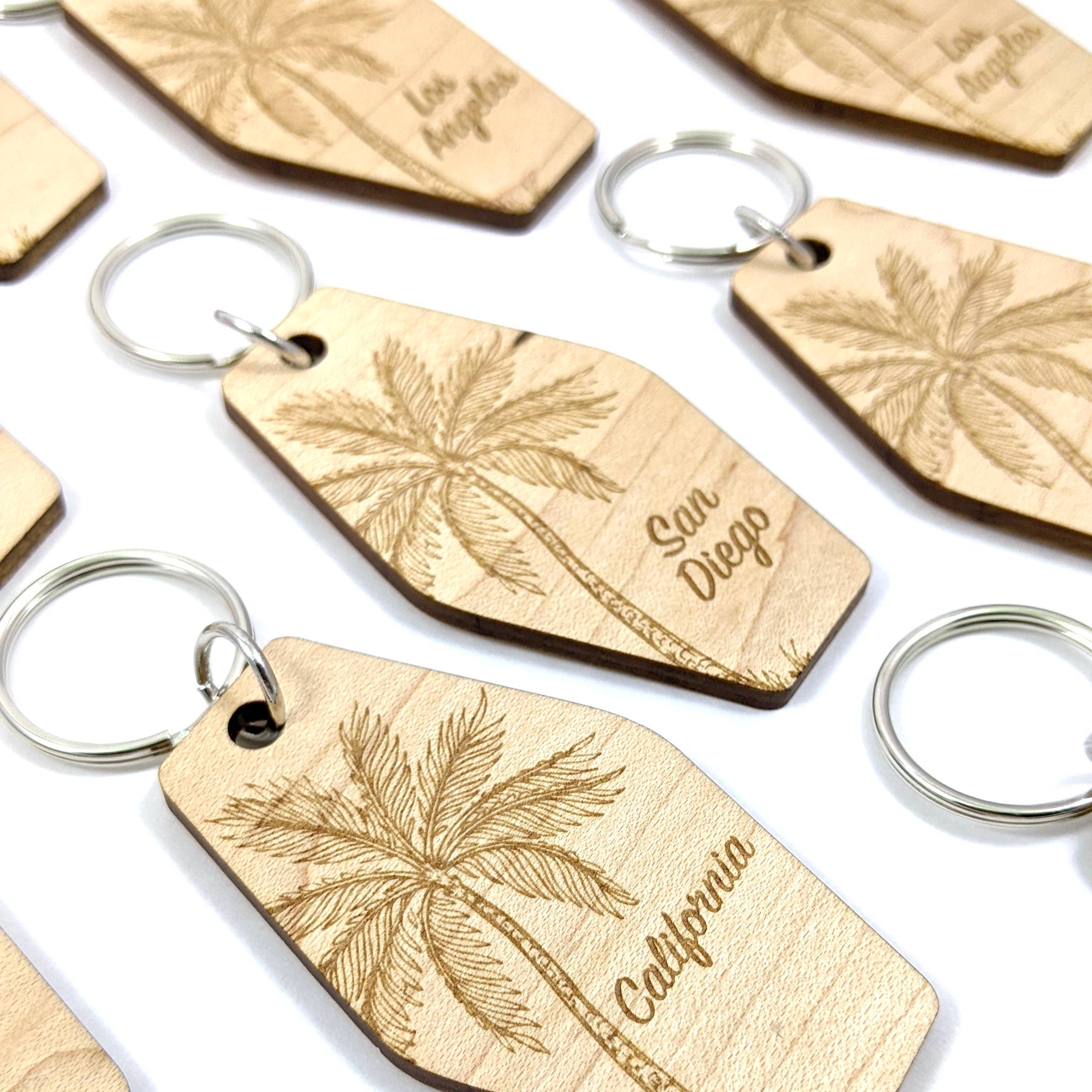Custom Palm Tree Keychains