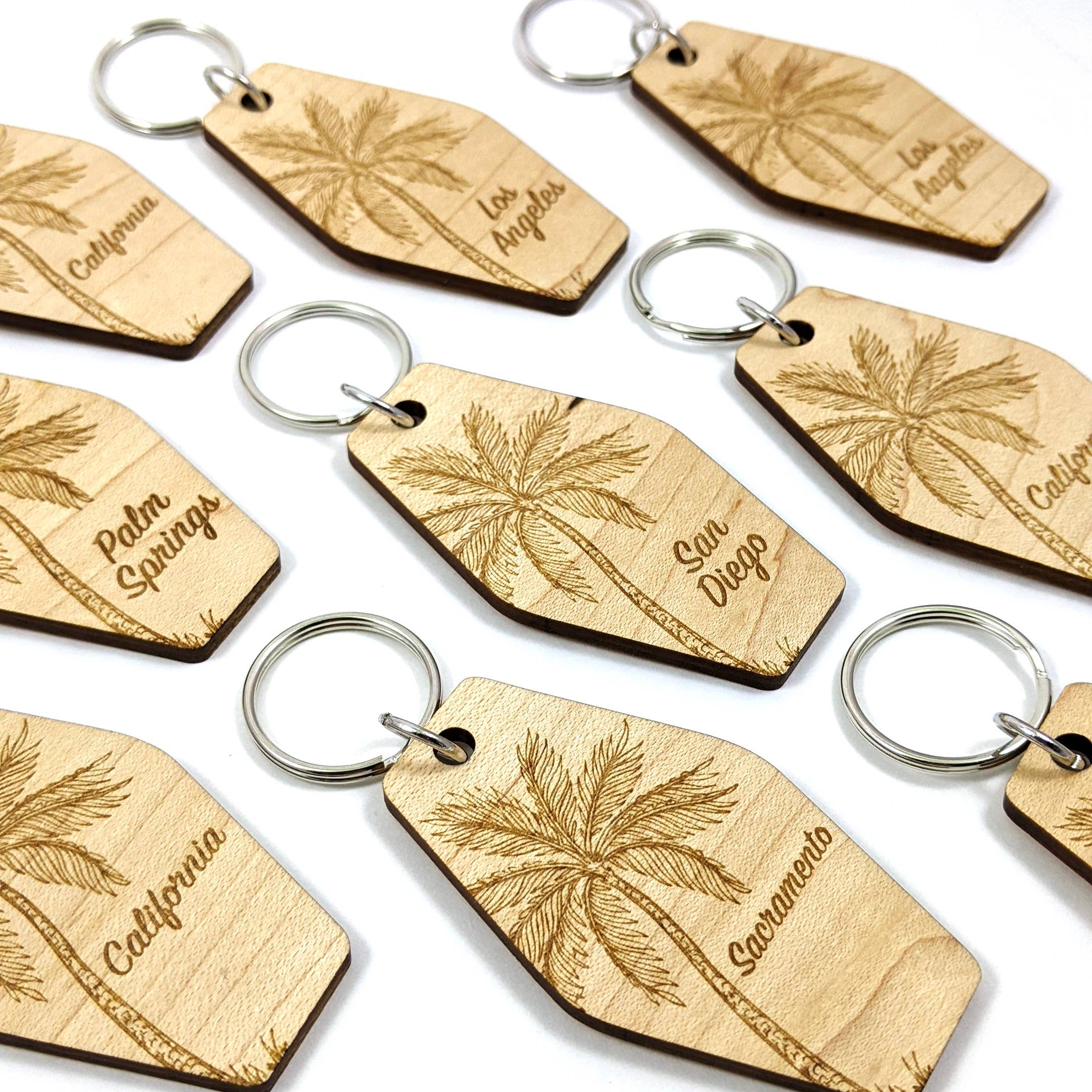 Custom Palm Tree Keychains