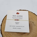 Handmade Natural Stone Chakra Bracelet With Healing Card